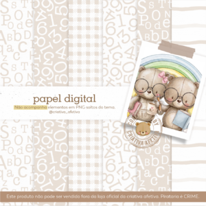 papel digital professores bege